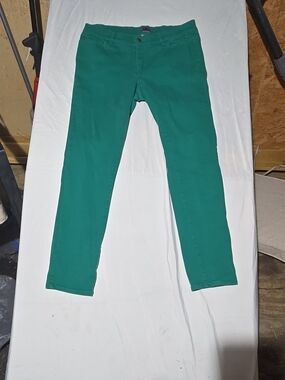 Women’s Straight Leg Jeans in Teal Green